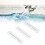 Durable Surfboard Fin Box 3Pcs Set with Fin Key & Screws - White 13