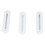Durable Surfboard Fin Box 3Pcs Set with Fin Key & Screws - White 14