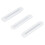 Durable Surfboard Fin Box 3Pcs Set with Fin Key & Screws - White 15