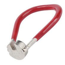 Speichenspannungswerkzeug aus Stahl für Fahrradräder - Rot, 15 cm, langlebig