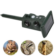 Outdoor Solar Animal Repellent Ultrasonic Snake Deterrent Waterproof System