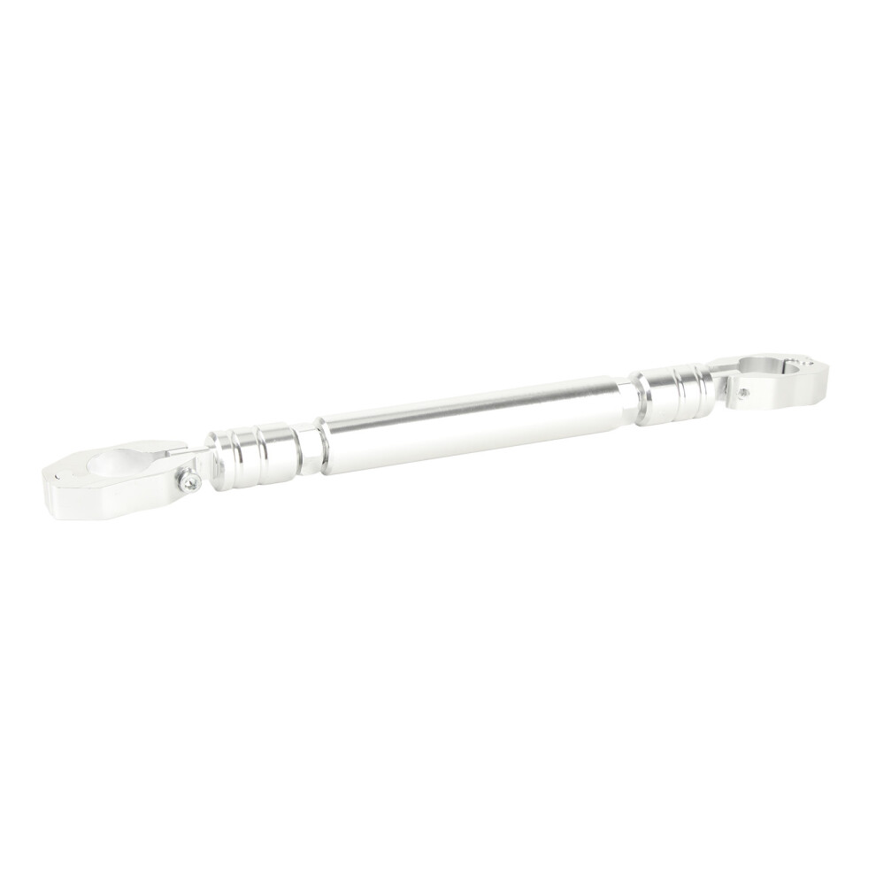 Aluminium Motorcycle Crossbar Handlebar Stability Support For Bikes Silver 3451359177276