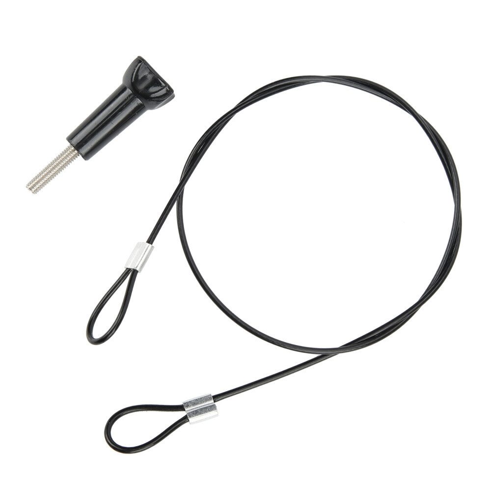 60Cm Stainless Steel Action Camera Tether With 1/4In Screw For Secure Mounting 7661359177527
