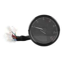 Motorcycle LED Backlight Digital Tachometer Speedometer 12000RPM Black