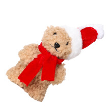 Niedliche gefüllte Plüschbärenpuppen, Weihnachtstiere,-Stehen