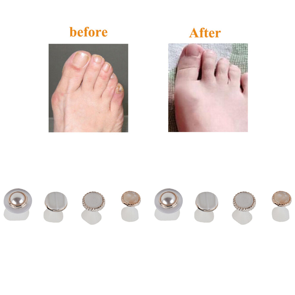 8pcs Silicone Toe Separator Washable Reusable Pedicure Tool for Nails