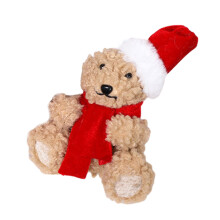 Plush Christmas Stuffed Bear Animal Dolls Christmas-sitting