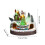 Musical Christmas Tree Train Decors-Christmas tree style 4