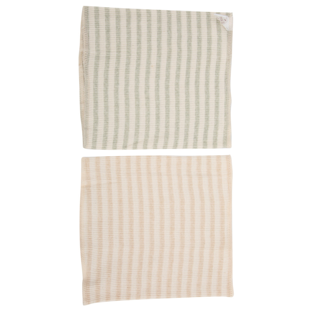 2pcs Newborn Cotton Umbilical Cord Belly Band Navel Protection 17x17cm