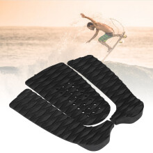 3pcs EVA Surfboard Traction Pads Anti-Slip Skimboard Mat with Holes