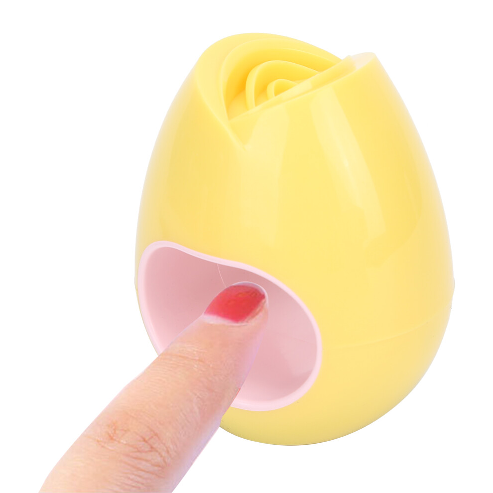 Yellow Easy-To-Use Uv Nail Dryer Lamp For One Finger Gel Curing Manicure