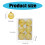 10pcs/pack Plastic Christmas Baubles for-Transparent yellow 4