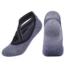Chaussettes de yoga antidérapantes avec grips 2 paires Taille 35-39
