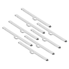 8 Stück Chrom 4,75 Zoll Ventildeckel-Verteilerstange für Chevy SBC Small Block Motoren