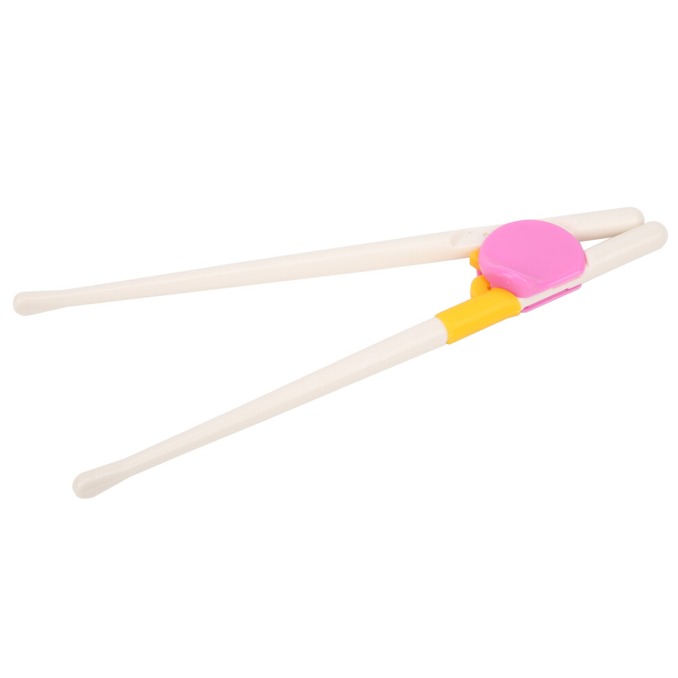 Children's Reusable Training Chopsticks Flat Rounded Head Set, PP & ABS