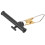 Fishing Accessory: ABS Line Sinker Metal Snaps Black 4Bags 12