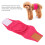 Pannolini riutilizzabili in cotone per cani, rosso, XL 5