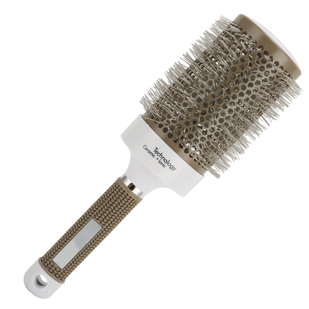 Round Hair Brush Blow Dryer Styling Ionic Nylon & Aluminum 65#