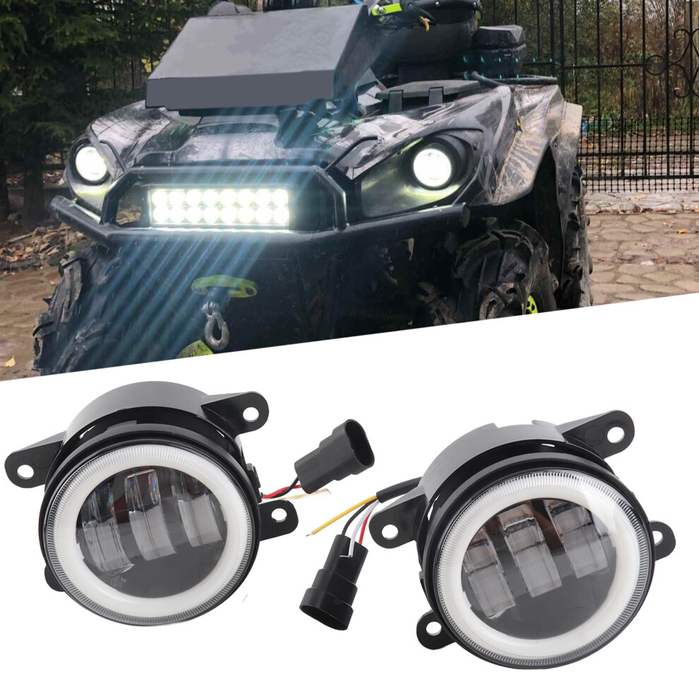 Angel Eyes 30W 3000Lm Led Fog 10Â30V, White/Yellow Light/White 7611359187149