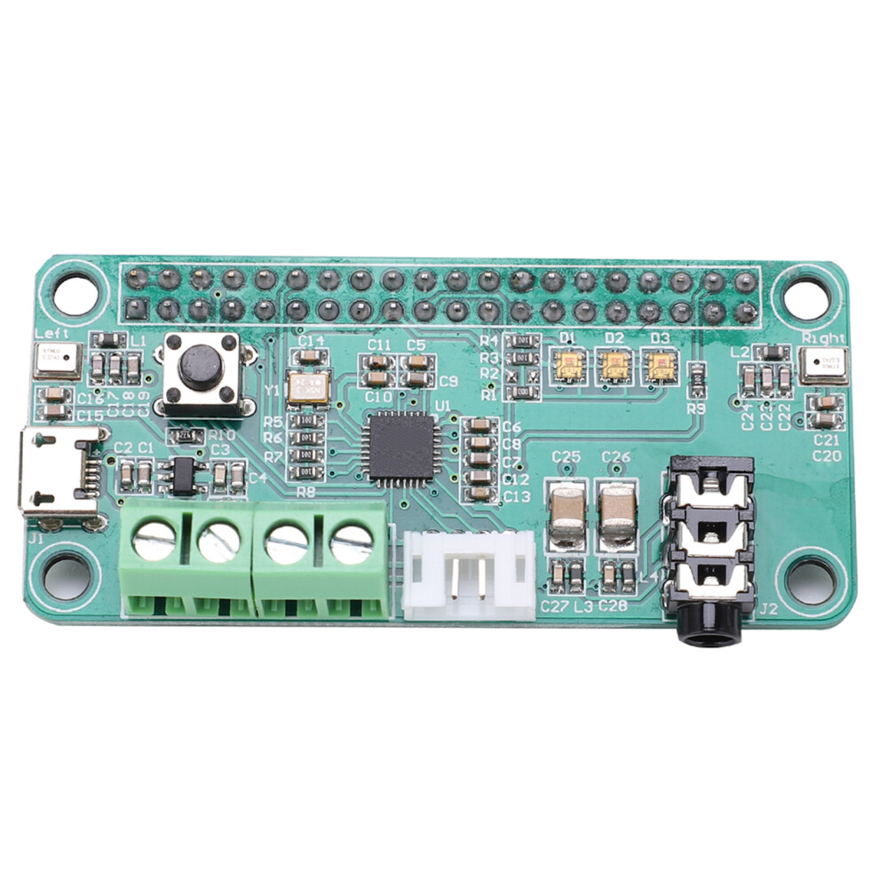 Dual Microphone Audio Decoding Module For Raspberry Pi Zero Dc5v 8441359188742
