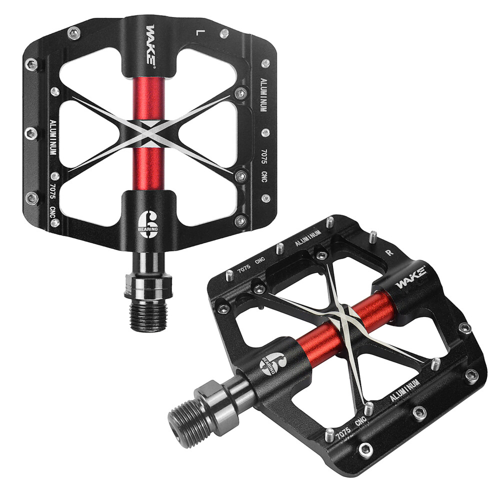 Aluminum Alloy Bike Pedals Durable Non-Slip Cycling Foot Pedal (113x92x17mm)-image-OPC-PMTMC29-NEW