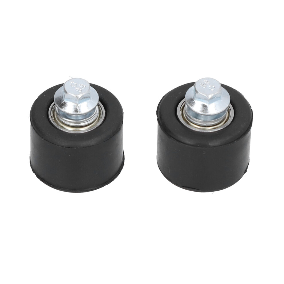 2Pcs 8Mm Rubber Stainless Steel Chain Roller Guide For Yfz 350 Banshee 1987-2006 9371359190744