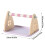 Bird Perch Training Stand With NonSlip Base Texture-cheese M 5