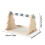 Bird Perch Training Stand With NonSlip Base Texture-cheese M 6