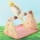 Bird Perch Training Stand With NonSlip Base Texture-cheese M 3