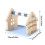 Bird Perch Training Stand With NonSlip Base Texture-cheese M 2