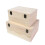 Unfinished Wooden Box with Hinged Lid and Front Clasp,Rectangle 7