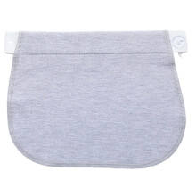 Elastic Maternity Waistband Extender Adjustable Fabric-grey