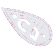 Sleeve Curve Ruler Plastic Sewing Button Positioning & Design Tool