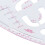 Sleeve Curve Ruler Plastic Sewing Button Positioning & Design Tool 12