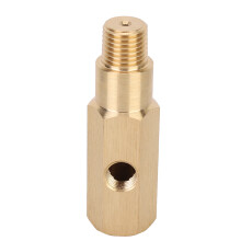 Messingöldruckmesser-T-Stück 1/4 NPT passend für Ford Falcon BA BF FG 4,0L V8 Öltemperaturanzeige
