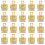 20 Pack Rose Scented Wardrobe Pouches-Osmanthus Fragrans 1