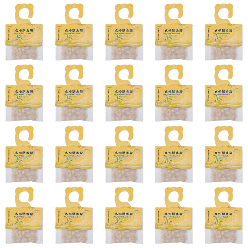 20 Pack Rose Scented Wardrobe Pouches-Osmanthus Fragrans