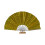 Handheld Fan Glitters Folding Hand-Yellow Transparent silver f 1