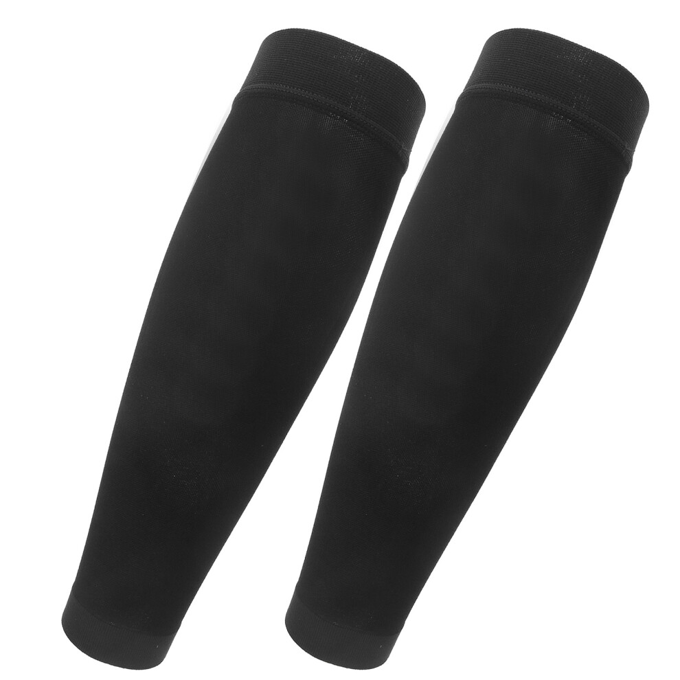 Black Women's Varicose Veins Compression Stockings Calf Support L