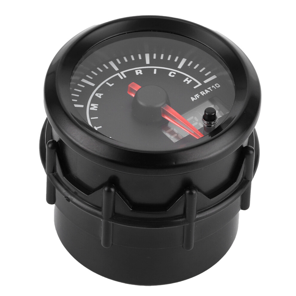 Universal 52Mm Air Fuel Ratio Gauge With Pointer And Stepping Motor Red 6921359194940