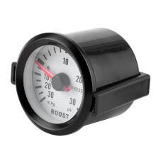 Universale Boost-Pointer-Messgerät 0-30PSI Blaues LED 52mm für Autos & Lastwagen