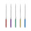 50Pcs Flat Shank Sewing Machine Needles for Various Fabric Thickness 13