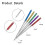 50Pcs Flat Shank Sewing Machine Needles for Various Fabric Thickness 8