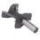 Bullnose-Fräser, 1/2-Zoll-Schaft, 1 7