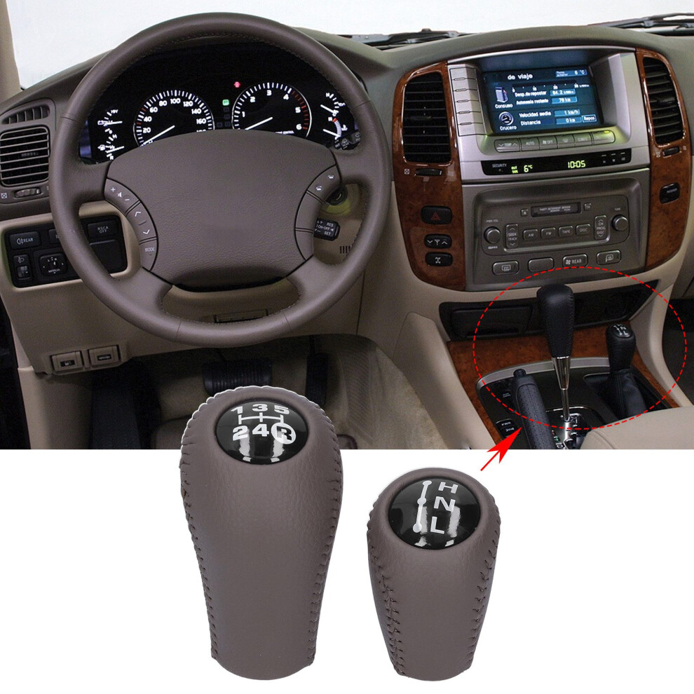 Gear Shift Knob For 4Runner/Hilux/Prado 1993-2009 Plastic Brown 7901359195511