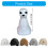 Professional Pet Grooming Training Head Hair-head model 4