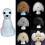 Professional Pet Grooming Training Head Hair-head model 5