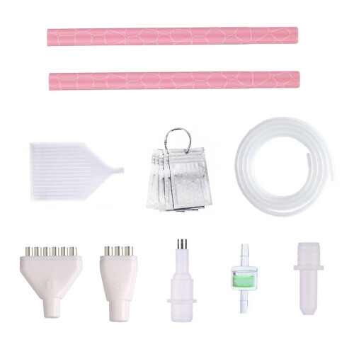 Plastic Beads Tool Set For Efficient Rhinestones Crafting-Pink