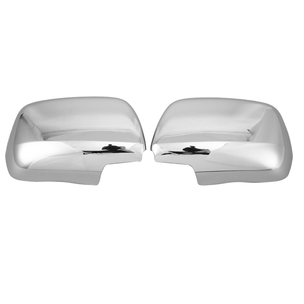 Rearview Mirror Cover Cap 2Pcs Chrome Abs Fit For Toyota Highlander 4661359197375