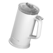 Hete melkmaker met schuimfunctie-Witte EU-stekker